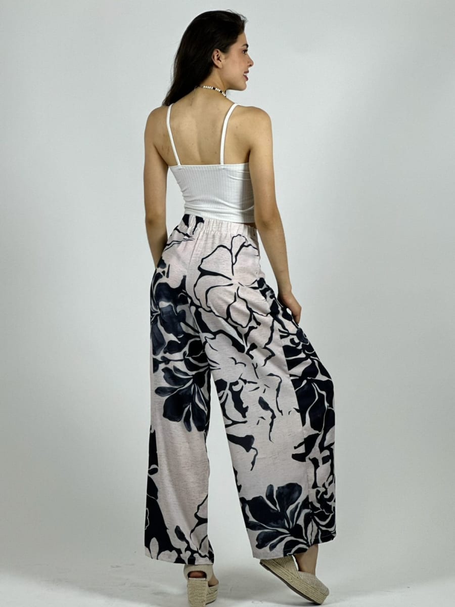 Palazzo Estampado Flores A4-9212