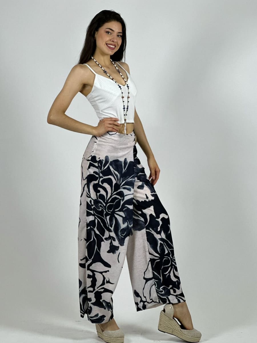 Palazzo Estampado Flores A4-9211