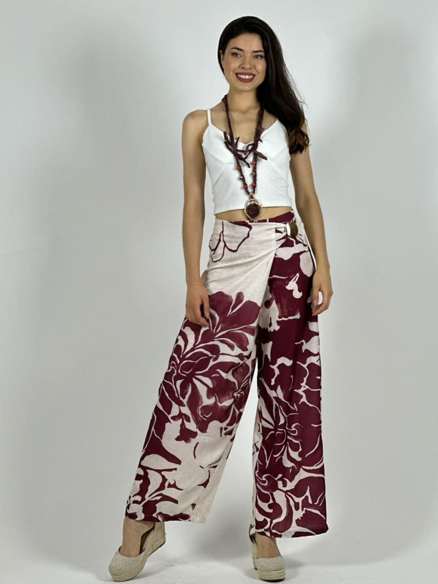 Palazzo Estampado Flores A4-927