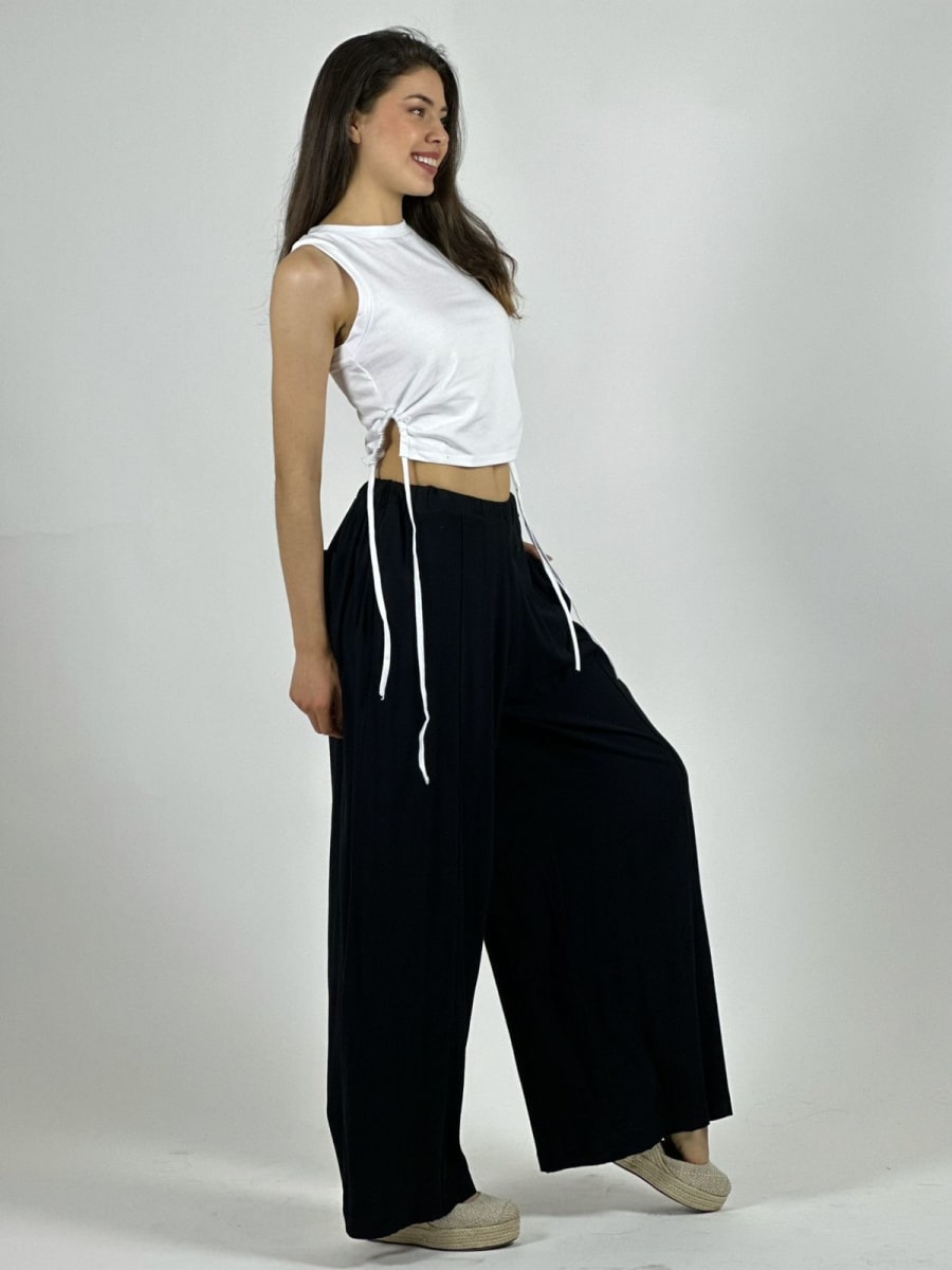 Polera Top Algodón Calidad Ajustable en Laterales A1-1612