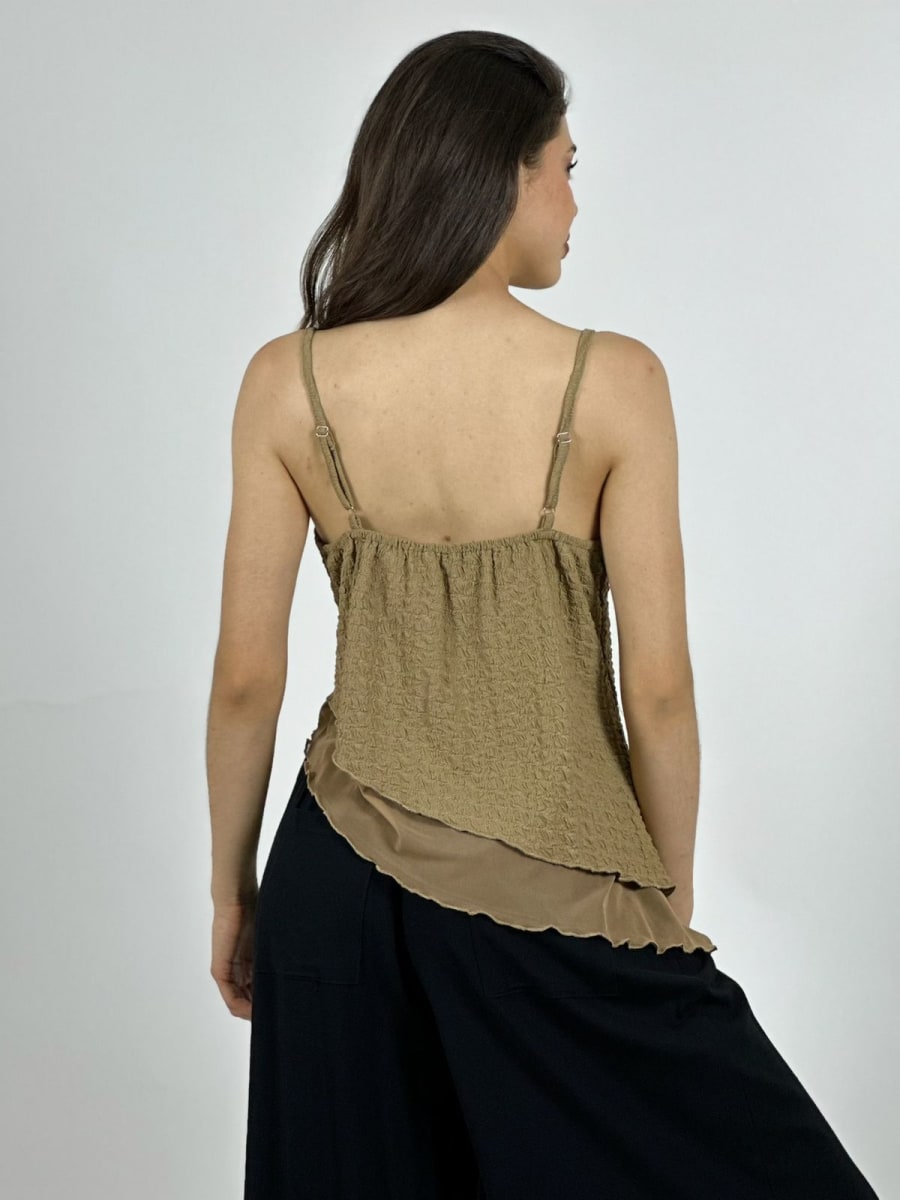 Polera Top con Relieves A1-103