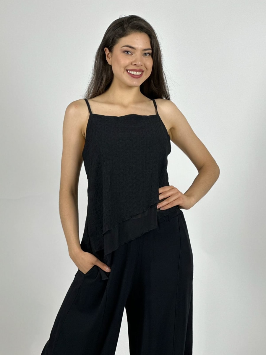 Polera Top con Relieves A1-104