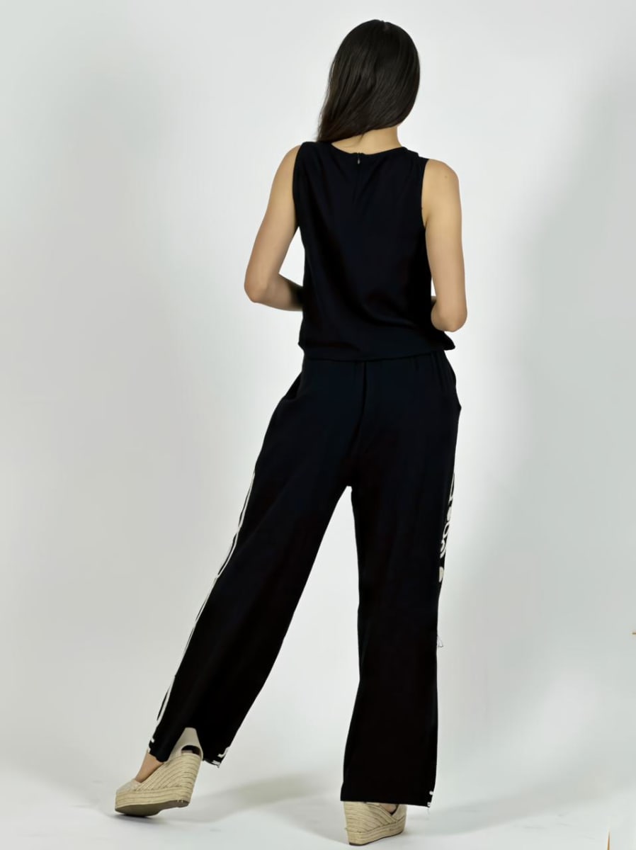 Conjunto de Lino Bordado A1-74