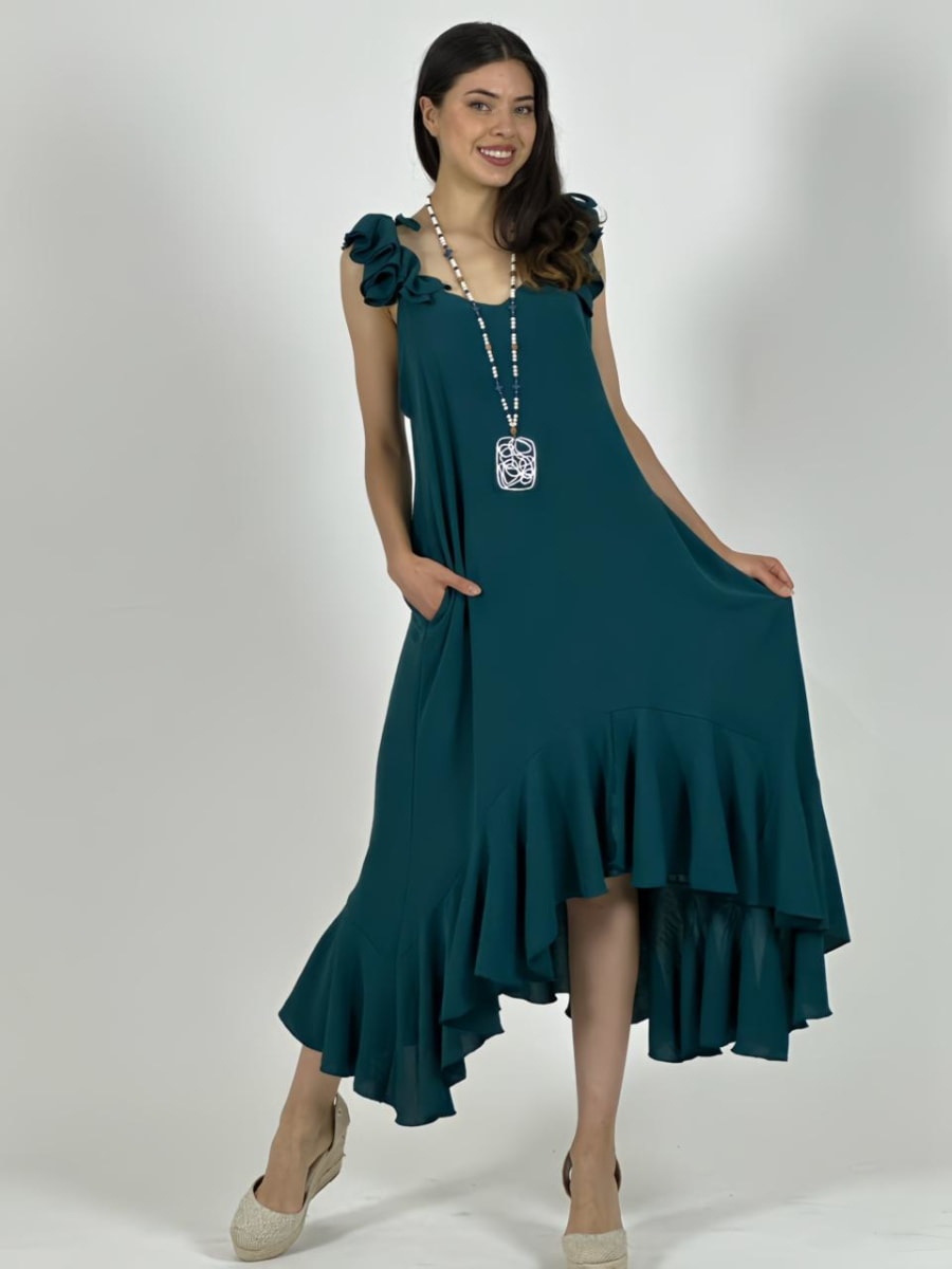 Vestido Cey Tiras con Vuelos A3-714