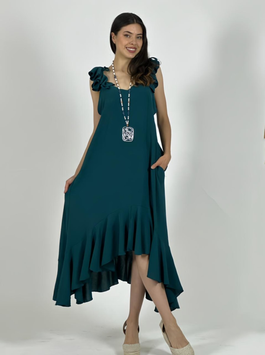 Vestido Cey Tiras con Vuelos A3-715