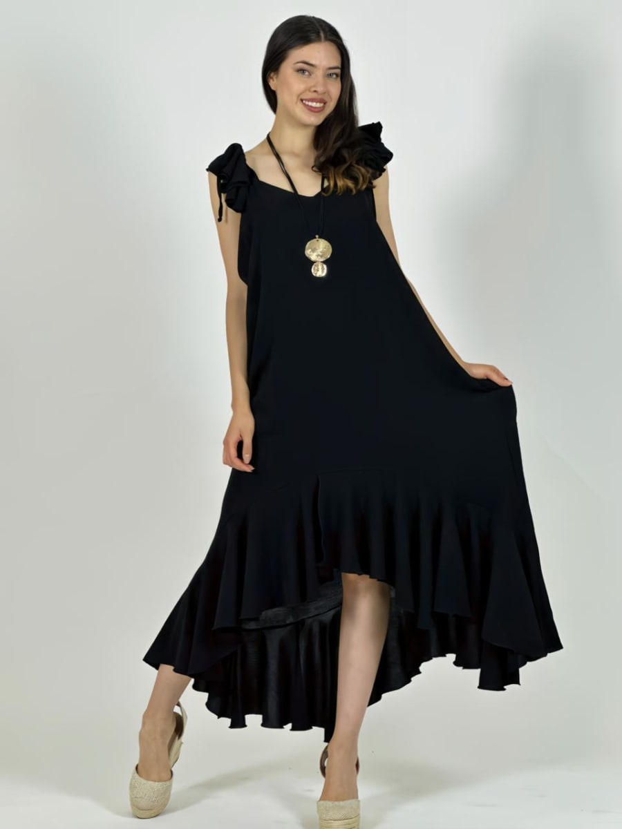 Vestido Cey Tiras con Vuelos A3-717