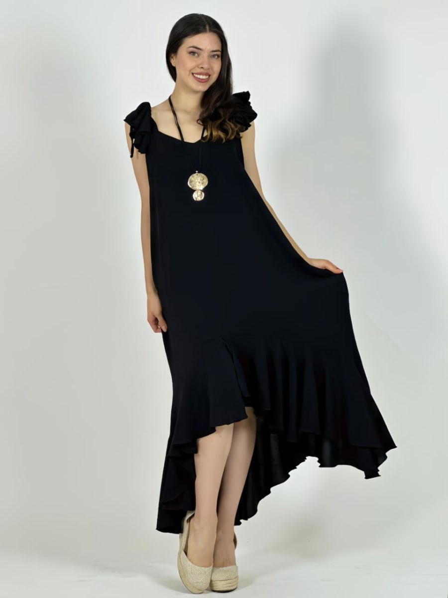 Vestido Cey Tiras con Vuelos A3-718