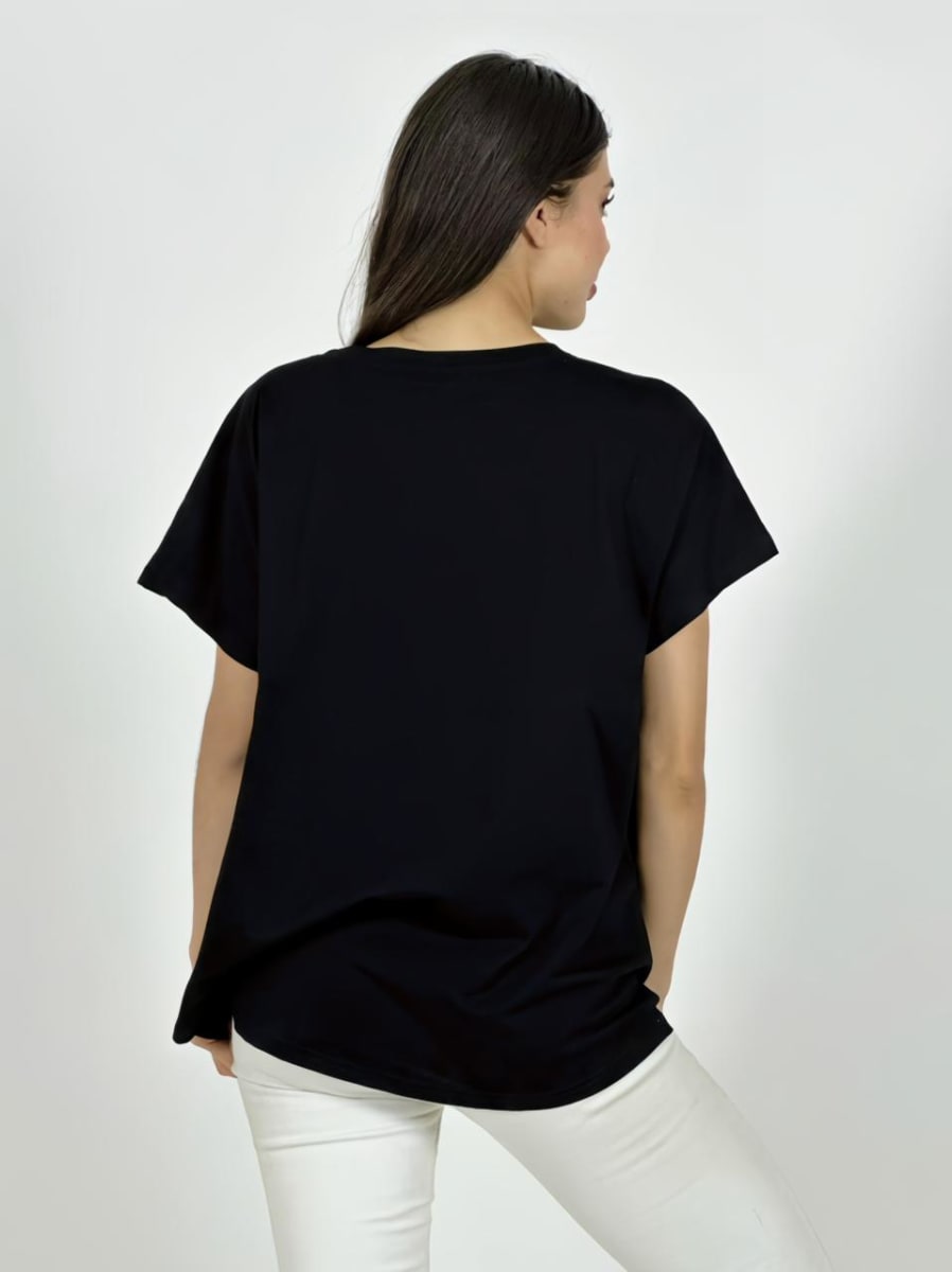 Polera Algodon Casual Triple Corazon A1-236