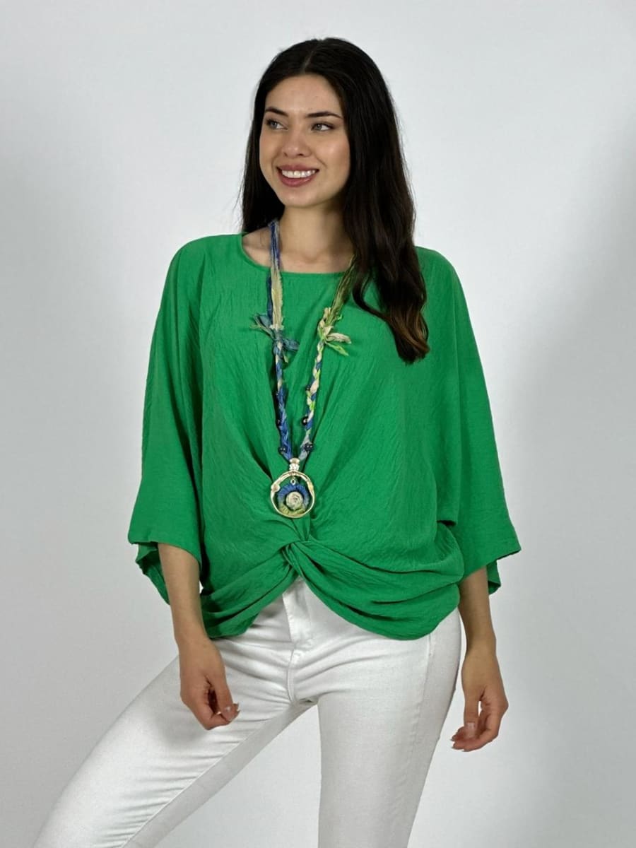 Blusa Italiana Cey con Nudo A1-402