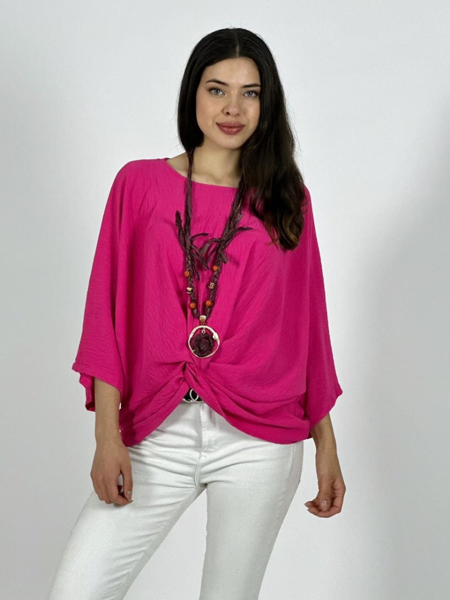 Blusa Italiana Cey con Nudo A1-404
