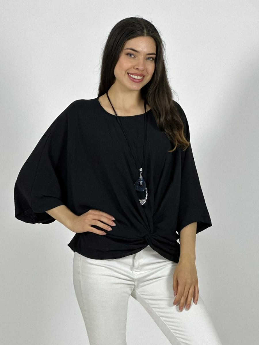Blusa Italiana Cey con Nudo A1-408
