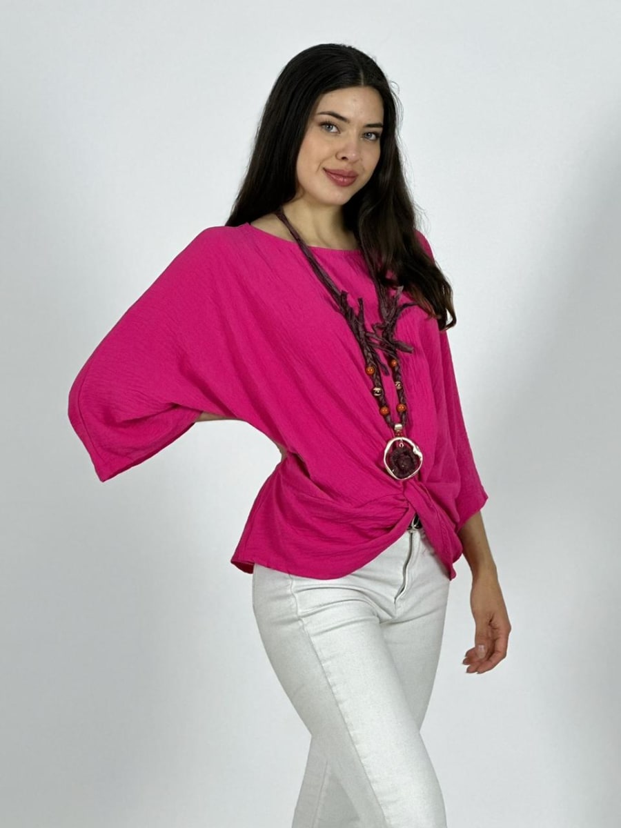 Blusa Italiana Cey con Nudo A1-405