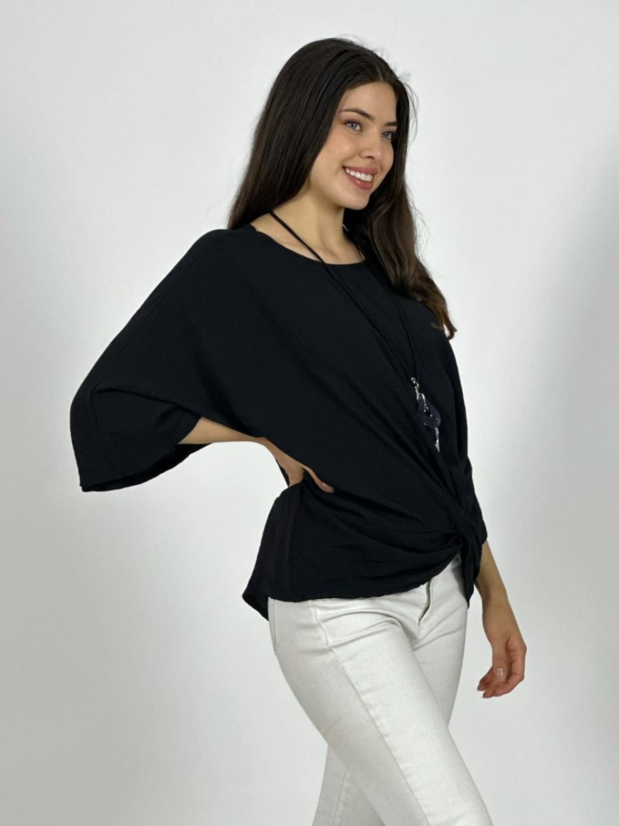 Blusa Italiana Cey con Nudo A1-4010