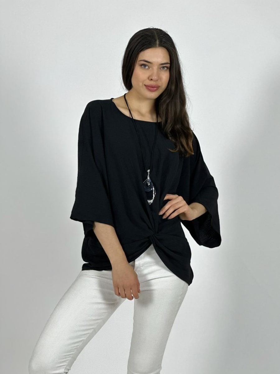 Blusa Italiana Cey con Nudo A1-407