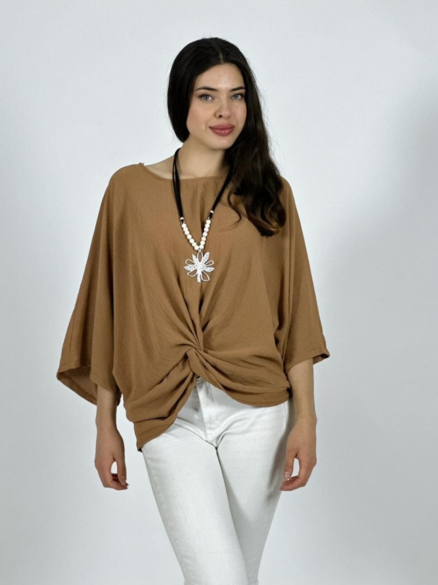 Blusa Italiana Cey con Nudo A1-4011