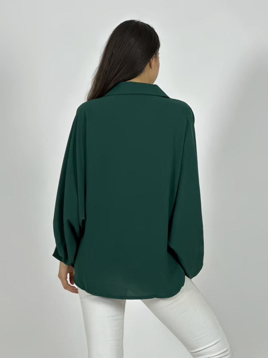 Blusa Italiana Cey Manga Globo A1-114