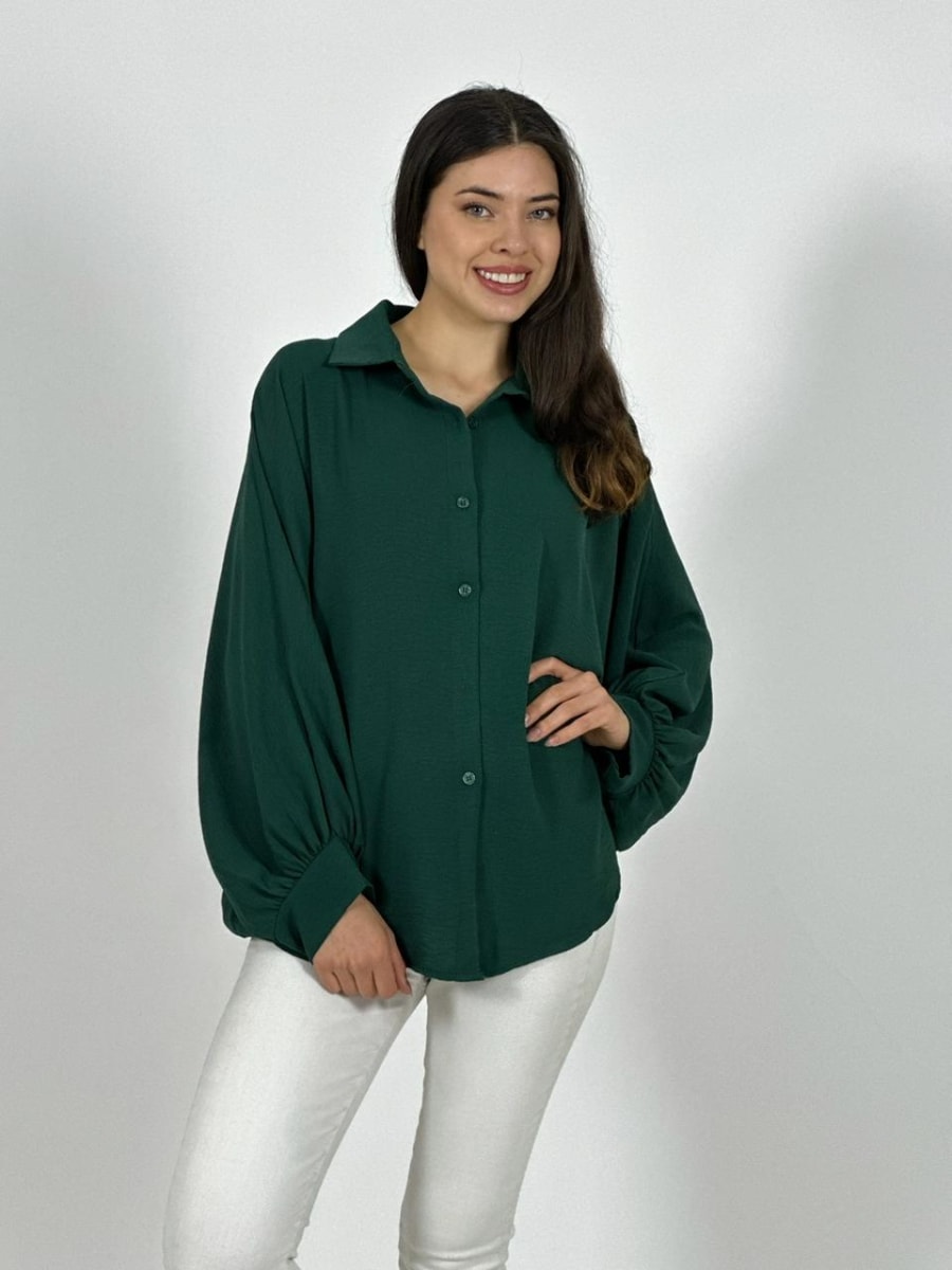 Blusa Italiana Cey Manga Globo A1-113