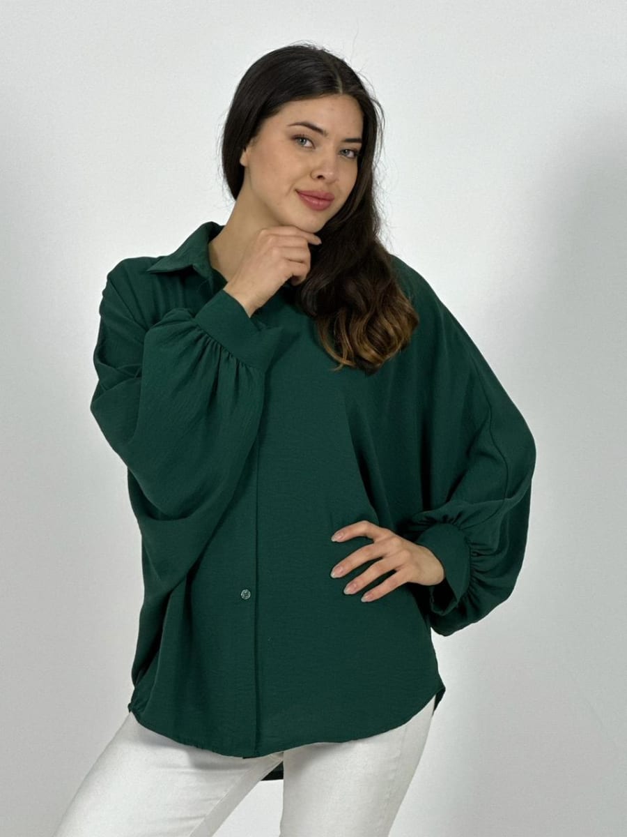 Blusa Italiana Cey Manga Globo A1-112