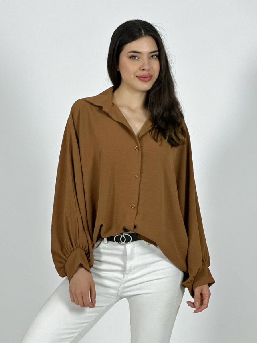 Blusa Italiana Cey Manga Globo A1-115