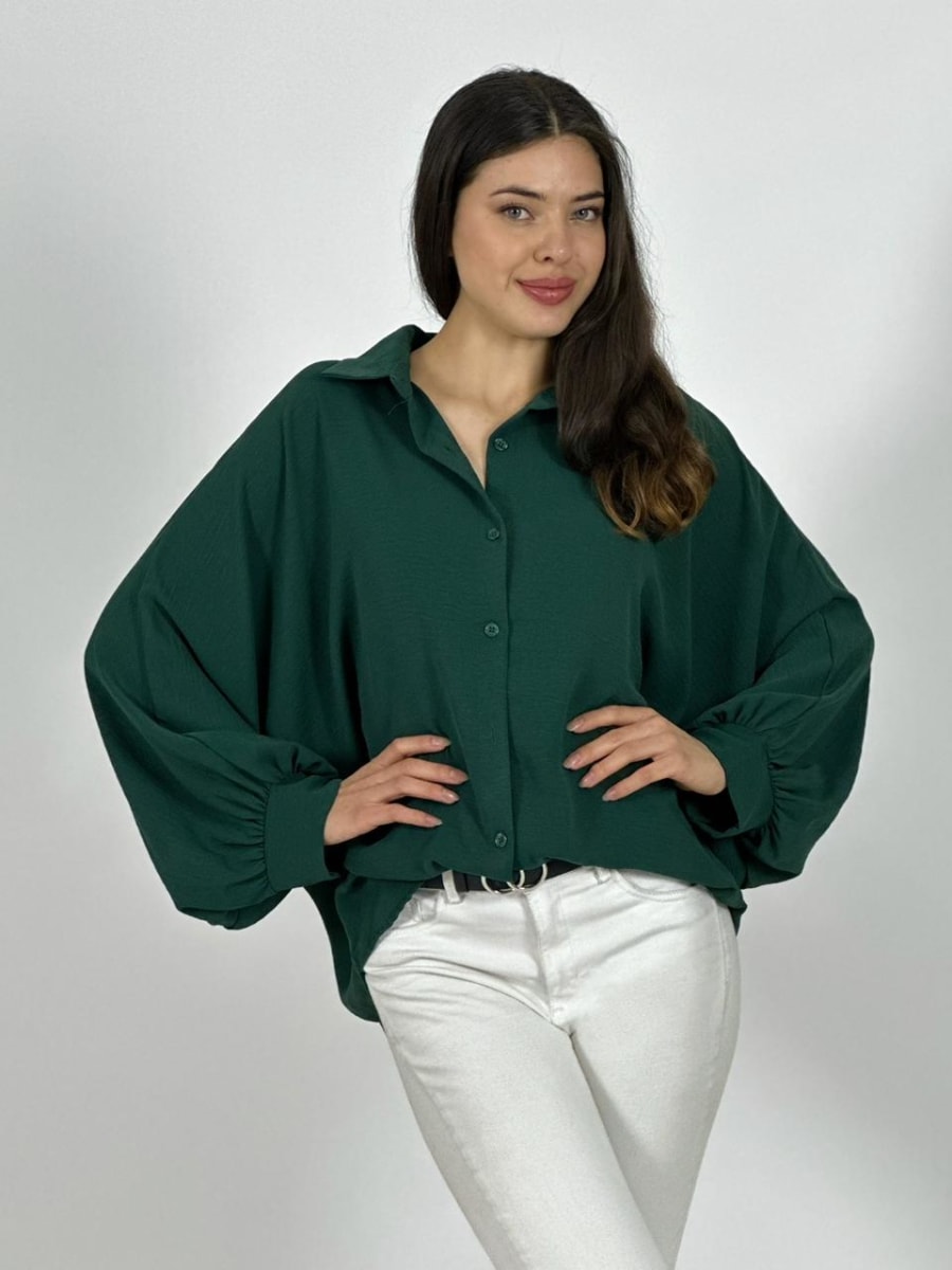 Blusa Italiana Cey Manga Globo A1-111