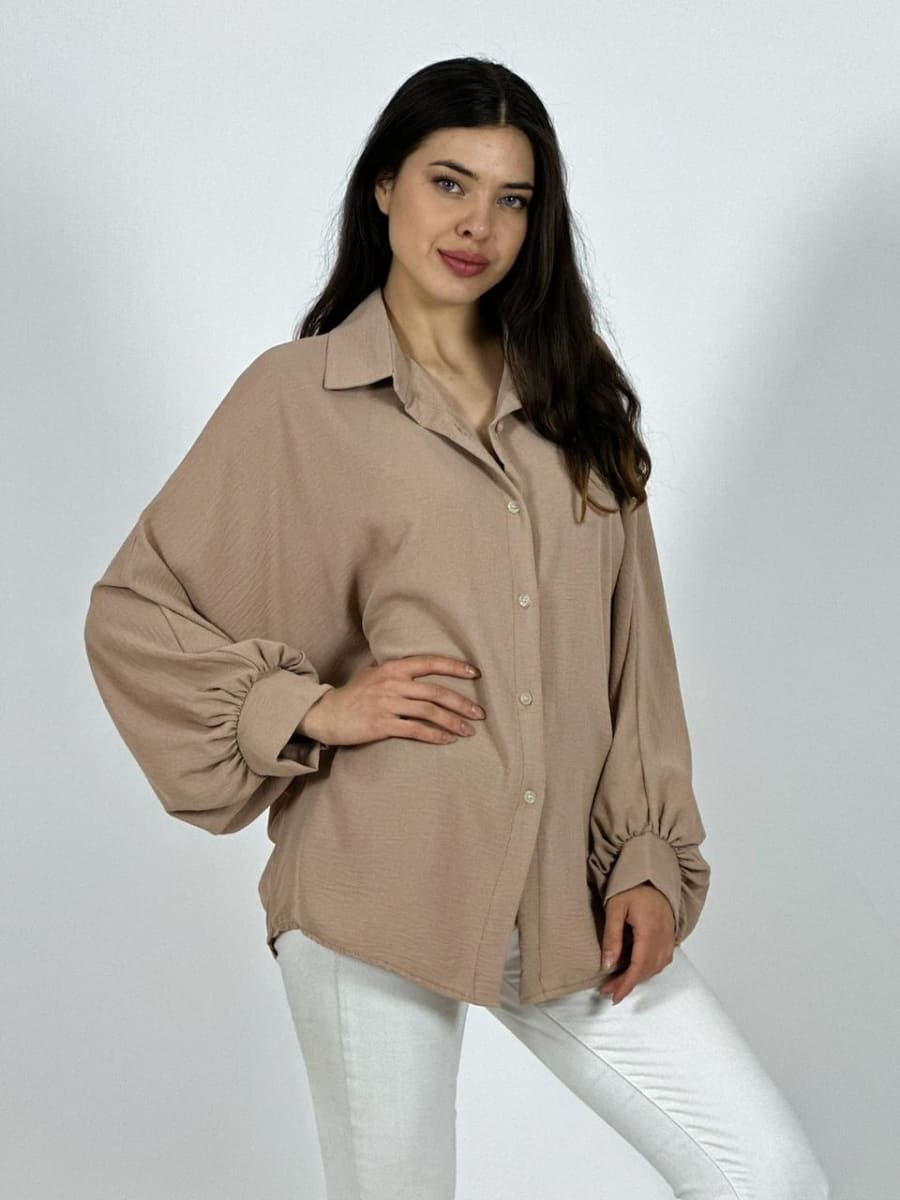 Blusa Italiana Cey Manga Globo A1-1112