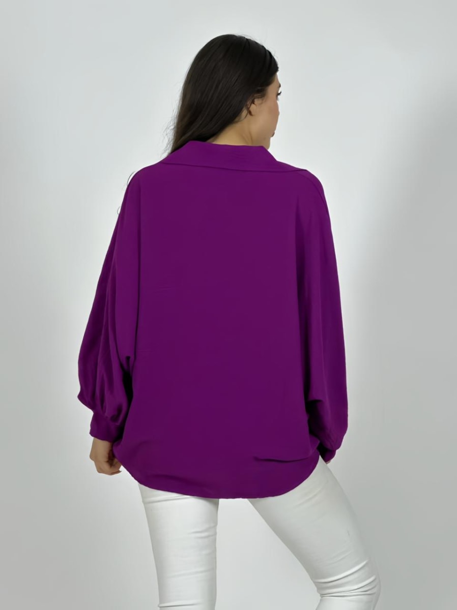 Blusa Italiana Cey Manga Globo A1-1111