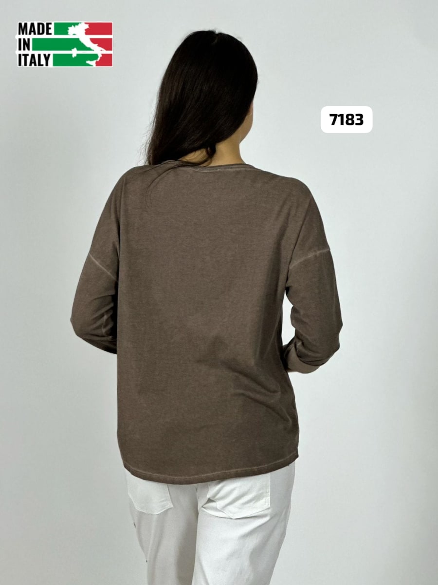 Poleron Algodon Letras Estrella Brillante A4-8812