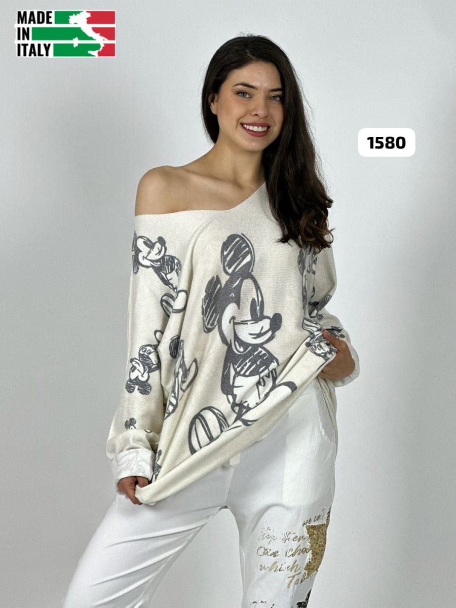 Sweater Spandex MICKEY A3-7410
