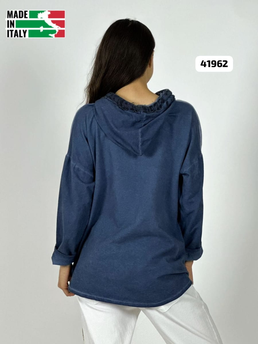 Poleron Italiano Gamuza Estrella Print A4-913