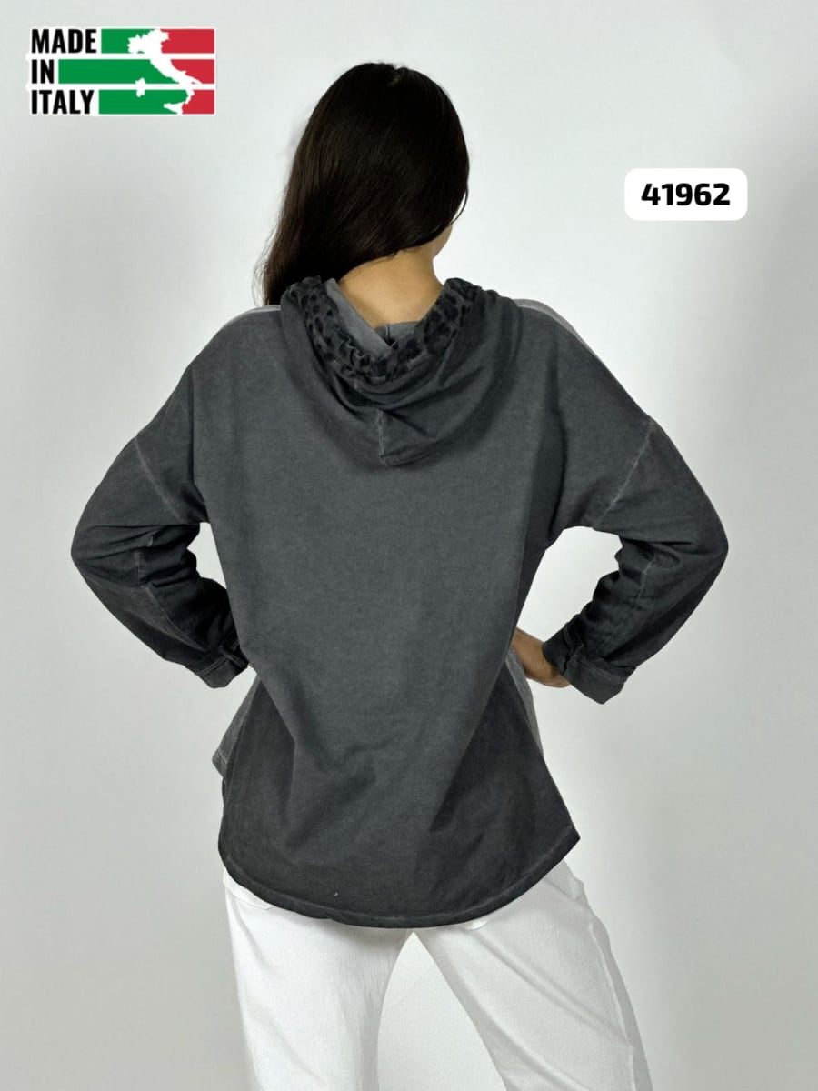 Poleron Italiano Gamuza Estrella Print A4-917