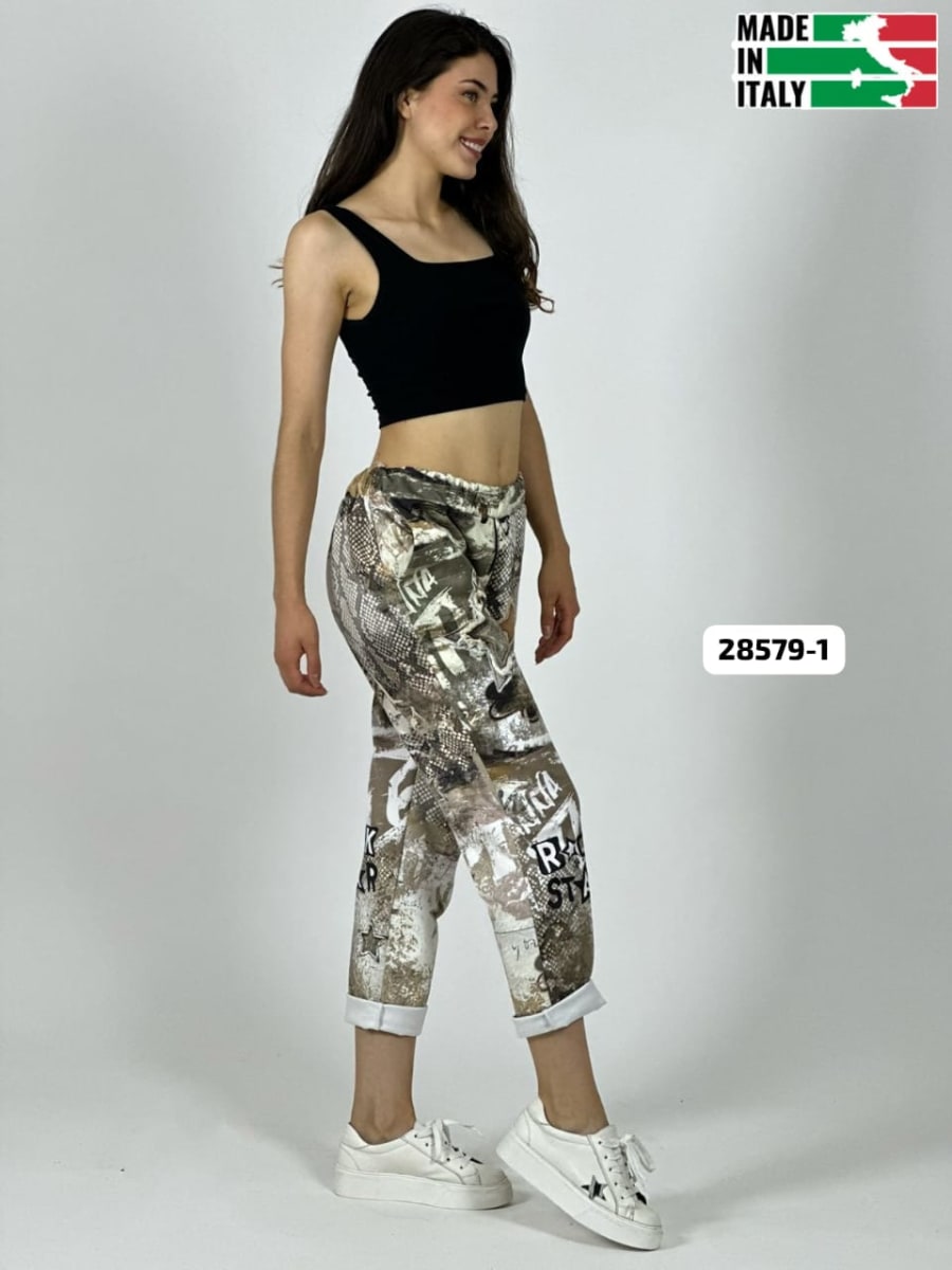 Jogger Italiano Gamuza Estrellas ROCK STAR A4-902