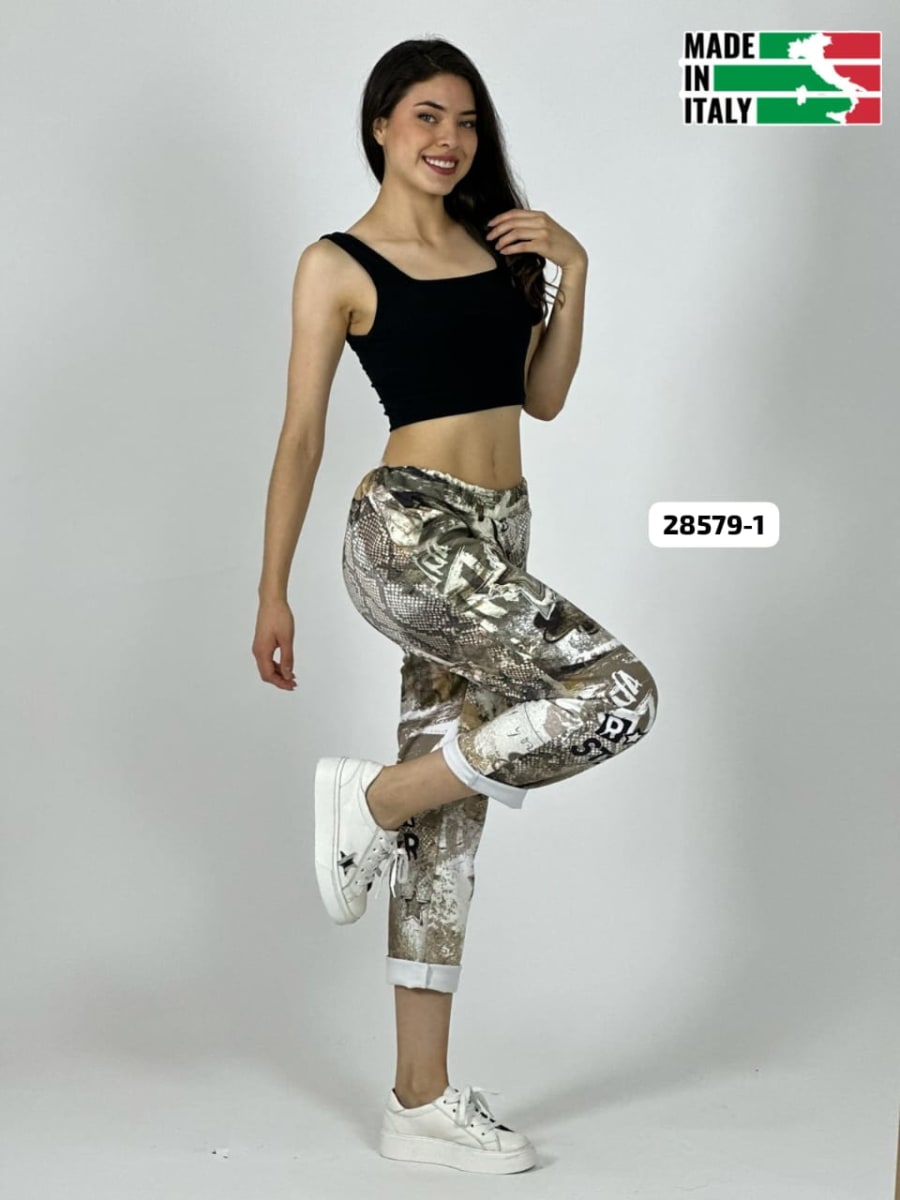 Jogger Italiano Gamuza Estrellas ROCK STAR A4-904