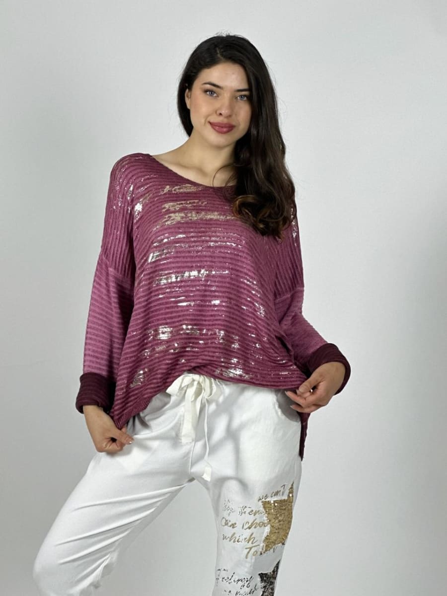 Tejido Italiano Letras Brillantes A1-264