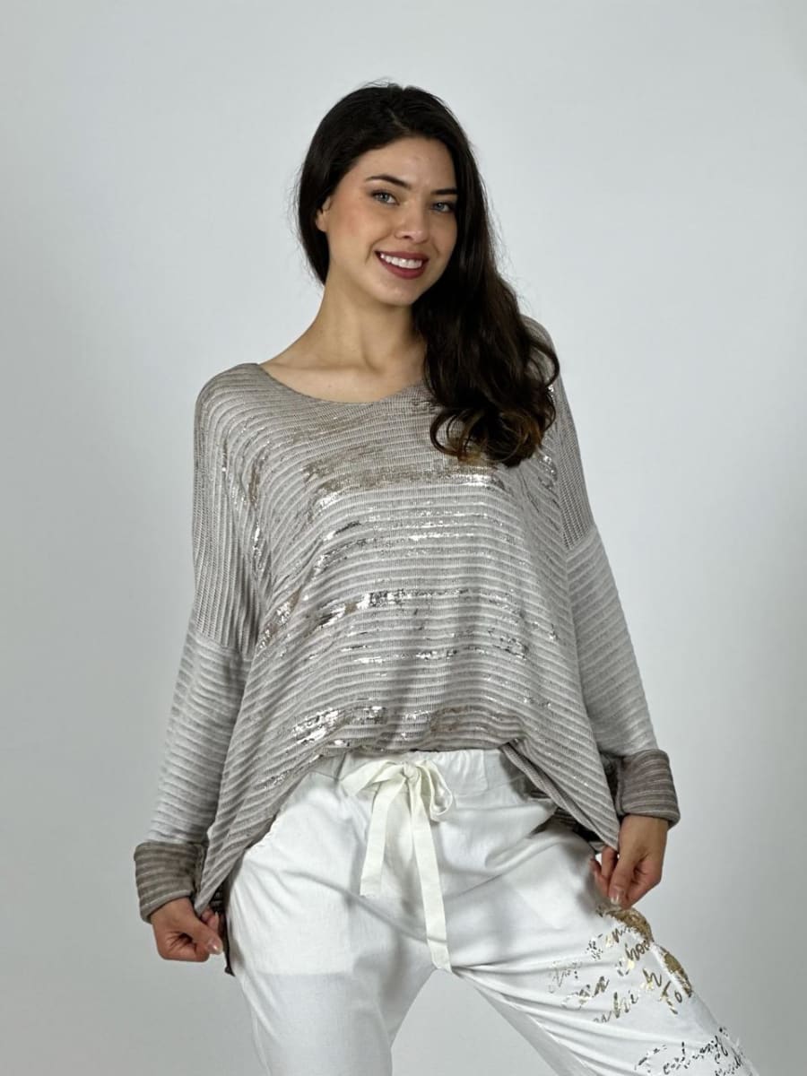 Tejido Italiano Letras Brillantes A1-268