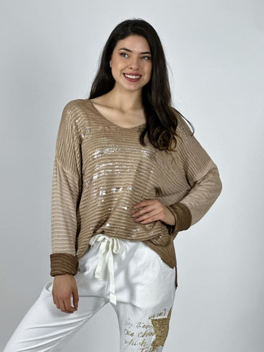 Tejido Italiano Letras Brillantes A1-2616