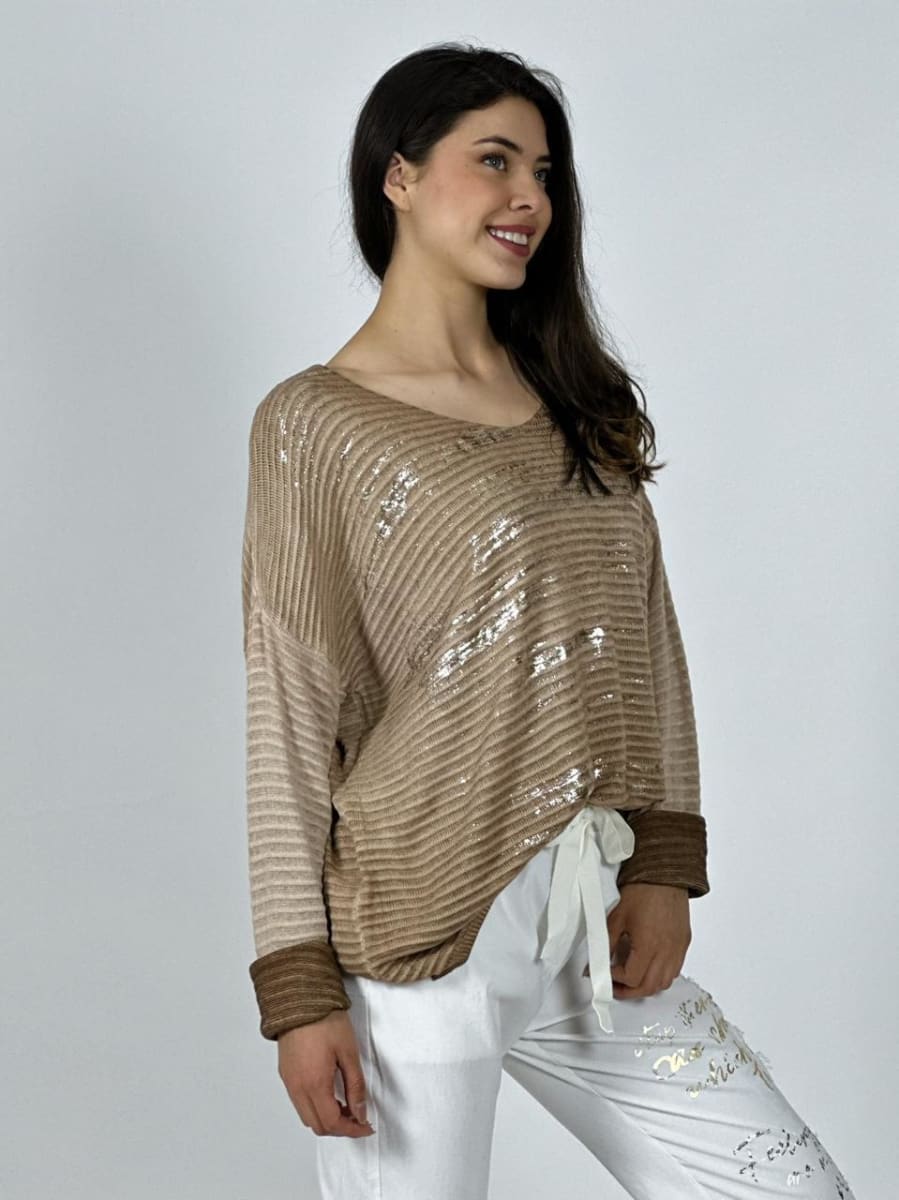 Tejido Italiano Letras Brillantes A1-2617