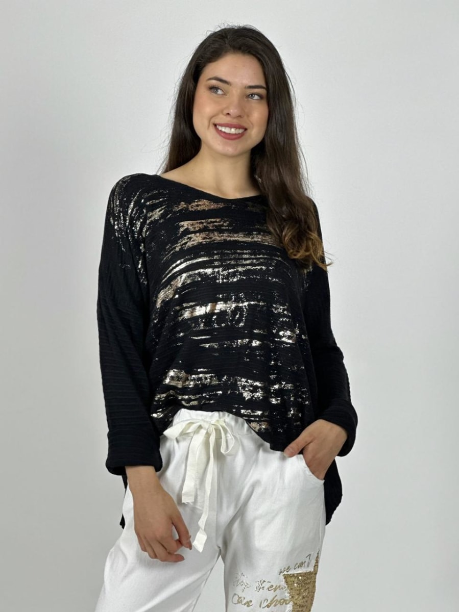 Tejido Italiano Letras Brillantes A1-2619