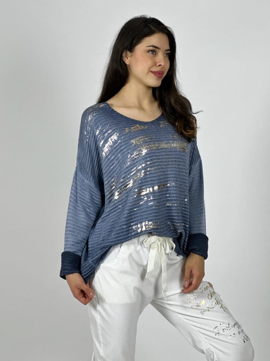 Tejido Italiano Letras Brillantes A1-2611