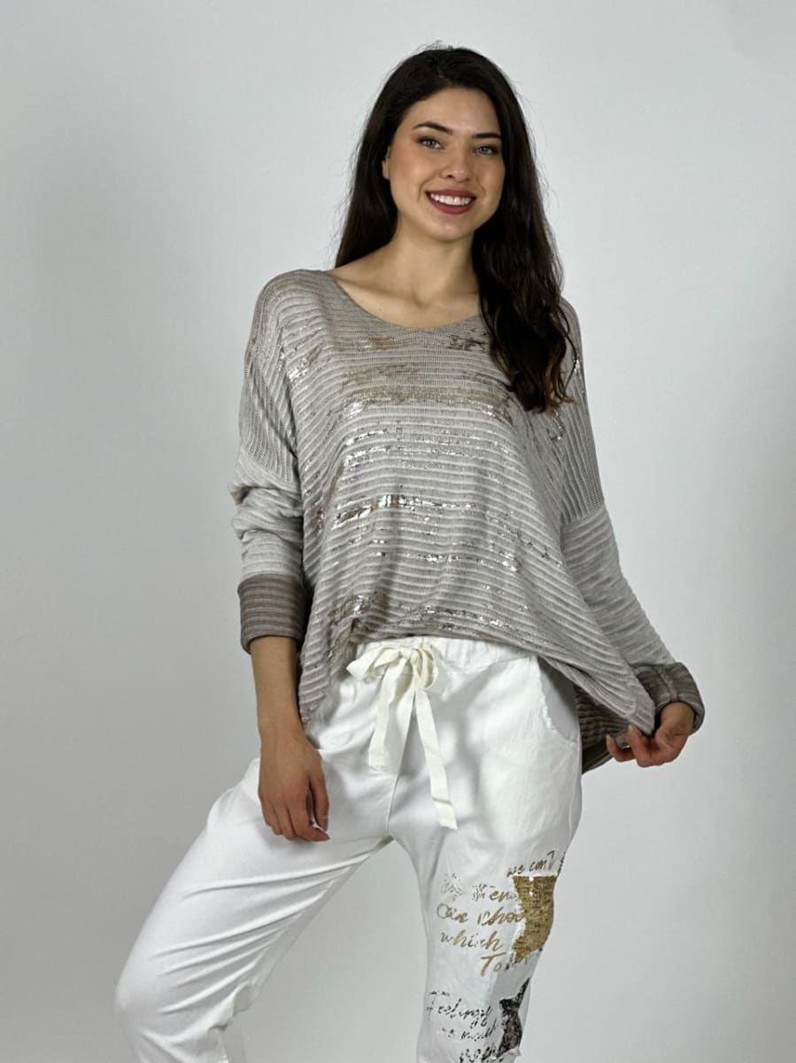 Tejido Italiano Letras Brillantes A1-267