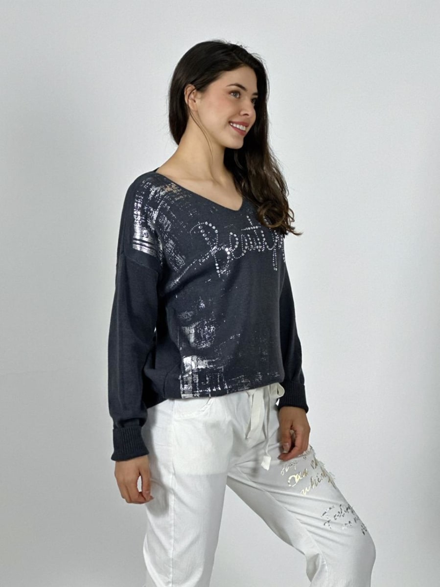 Sweater Spandex Italiano BEAUTIFUL Brillante A3-812