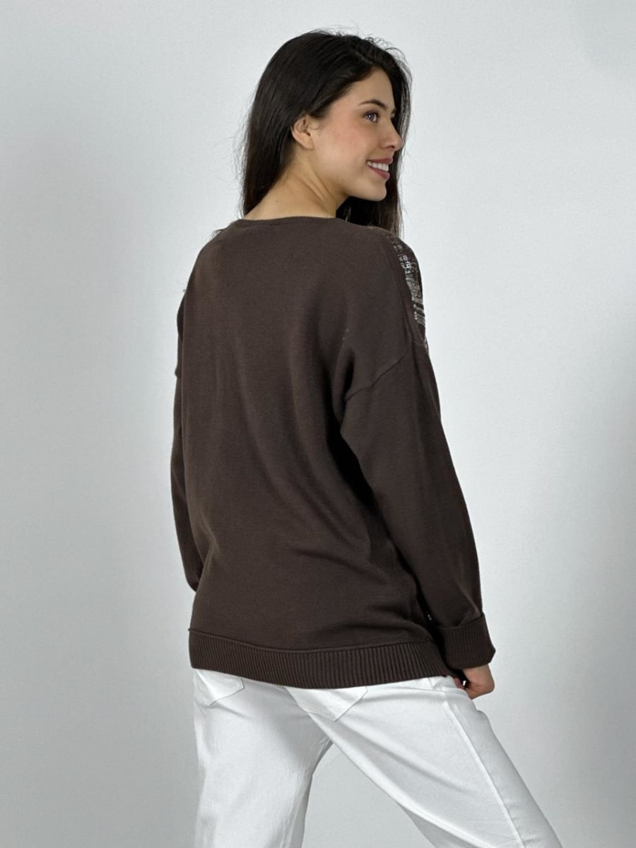 Sweater Spandex Italiano BEAUTIFUL Brillante A3-8114