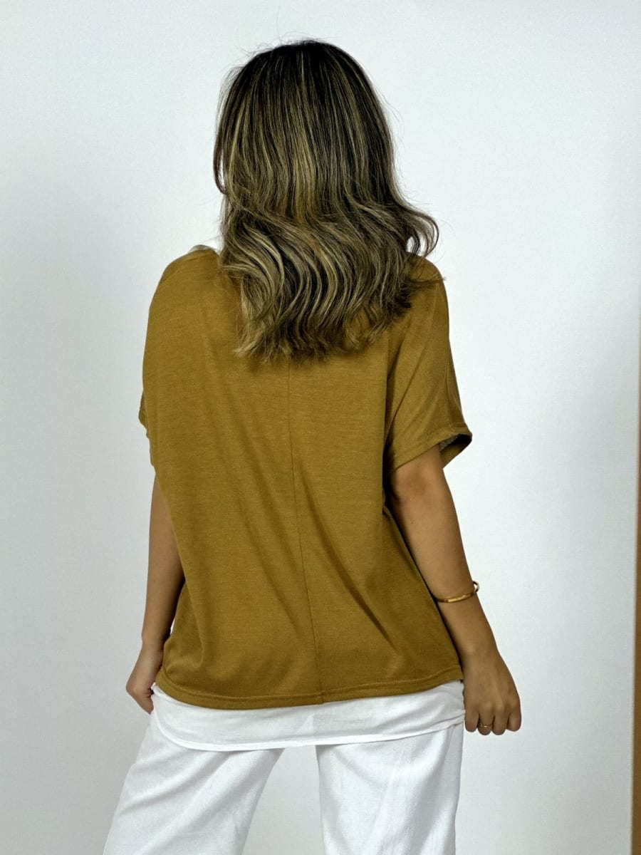 Polera Cuello Pique con Collar A4-8622