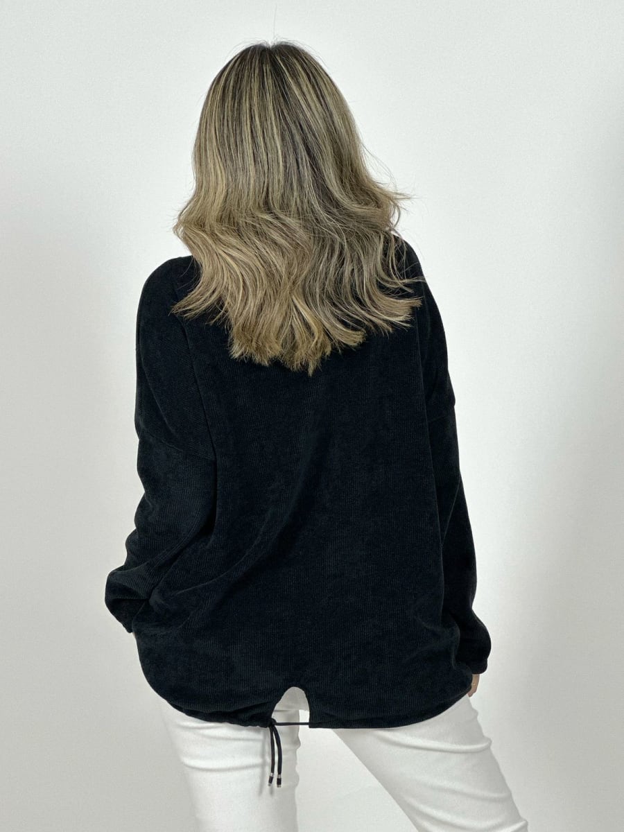 Poleron Cotele Elasticado Manchas Brillos y Print A4-888