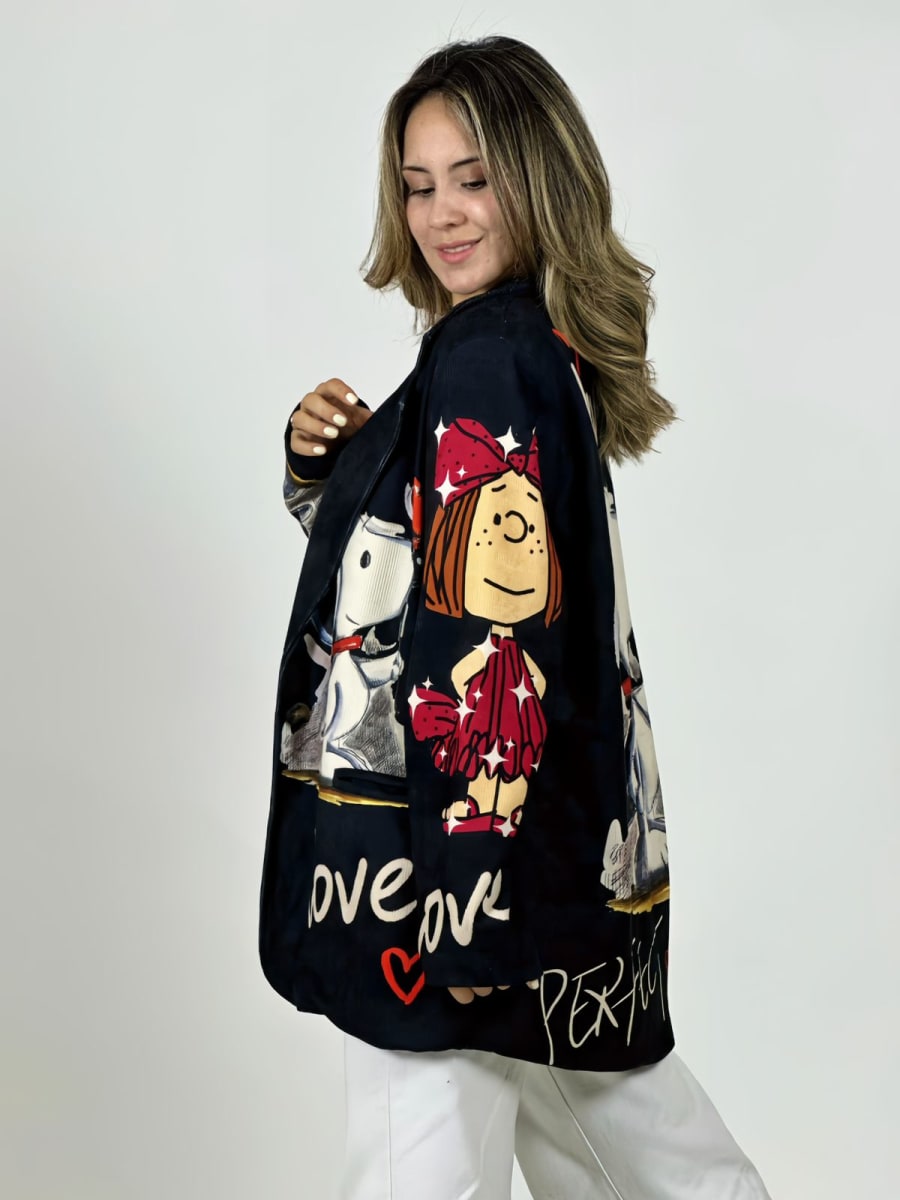 Blazer Italiano Cotele Snoopy LOVE B4-1694