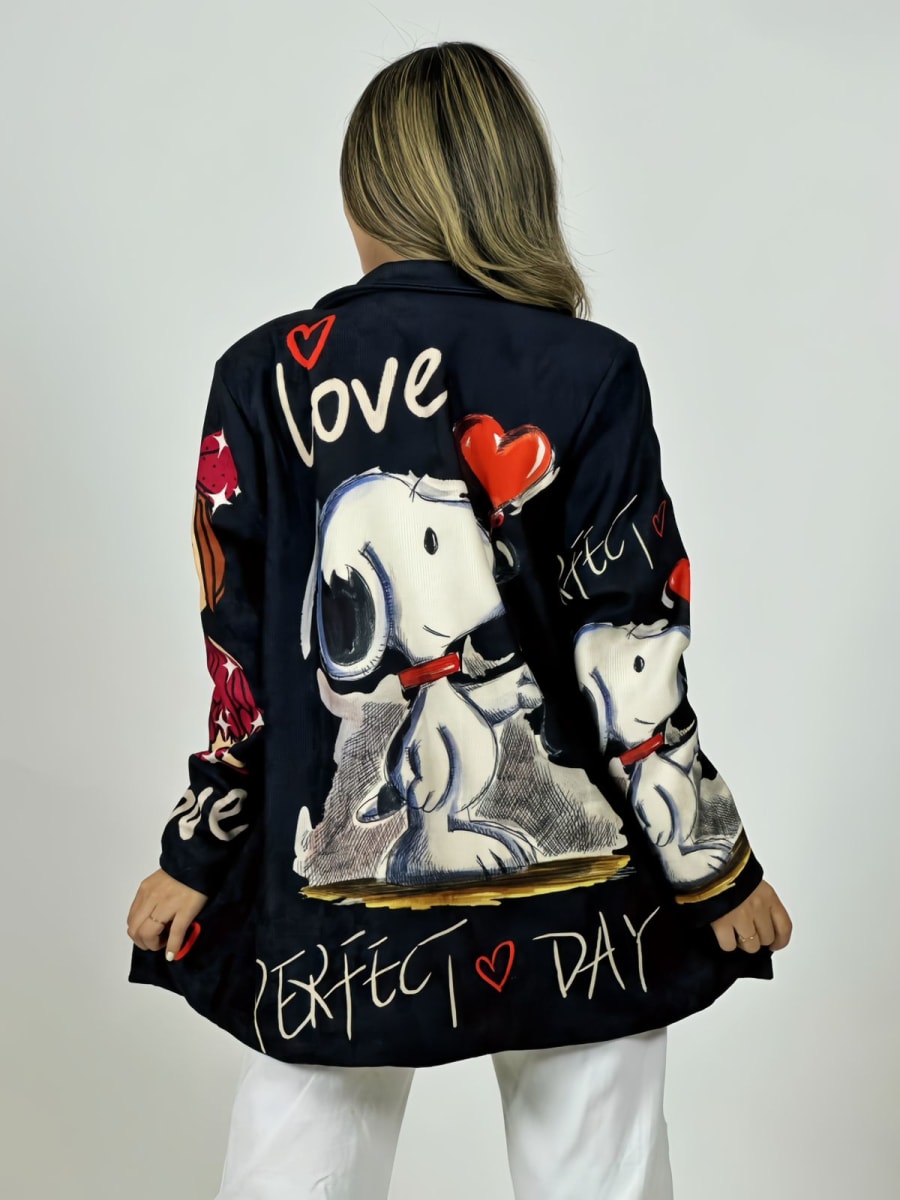 Blazer Italiano Cotele Snoopy LOVE B4-1695