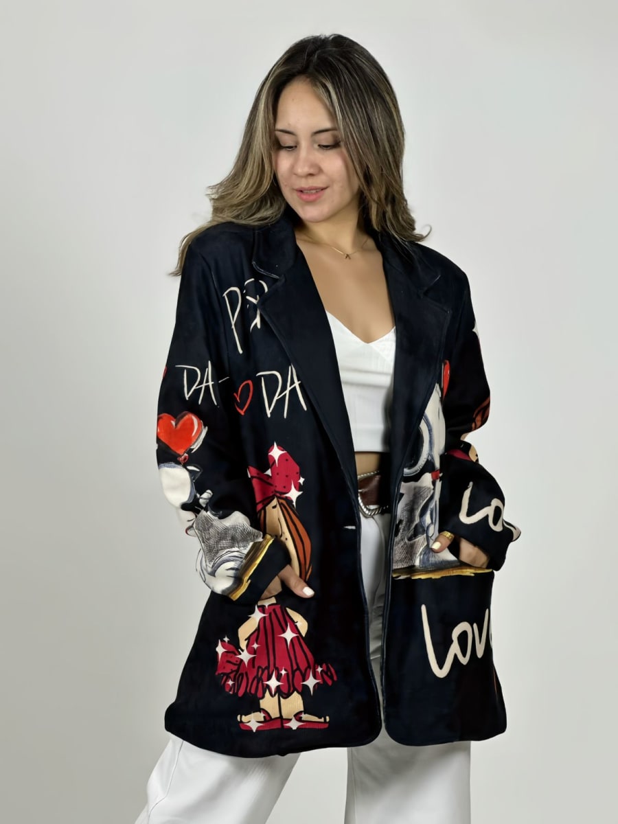 Blazer Italiano Cotele Snoopy LOVE B4-1692