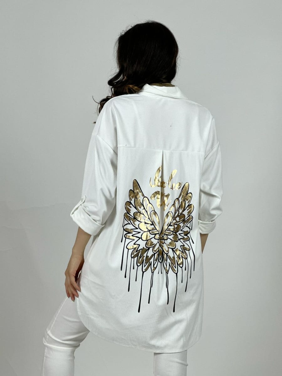 Abrigo Cotele Delgado ALAS Brillantes Dorso A2-614