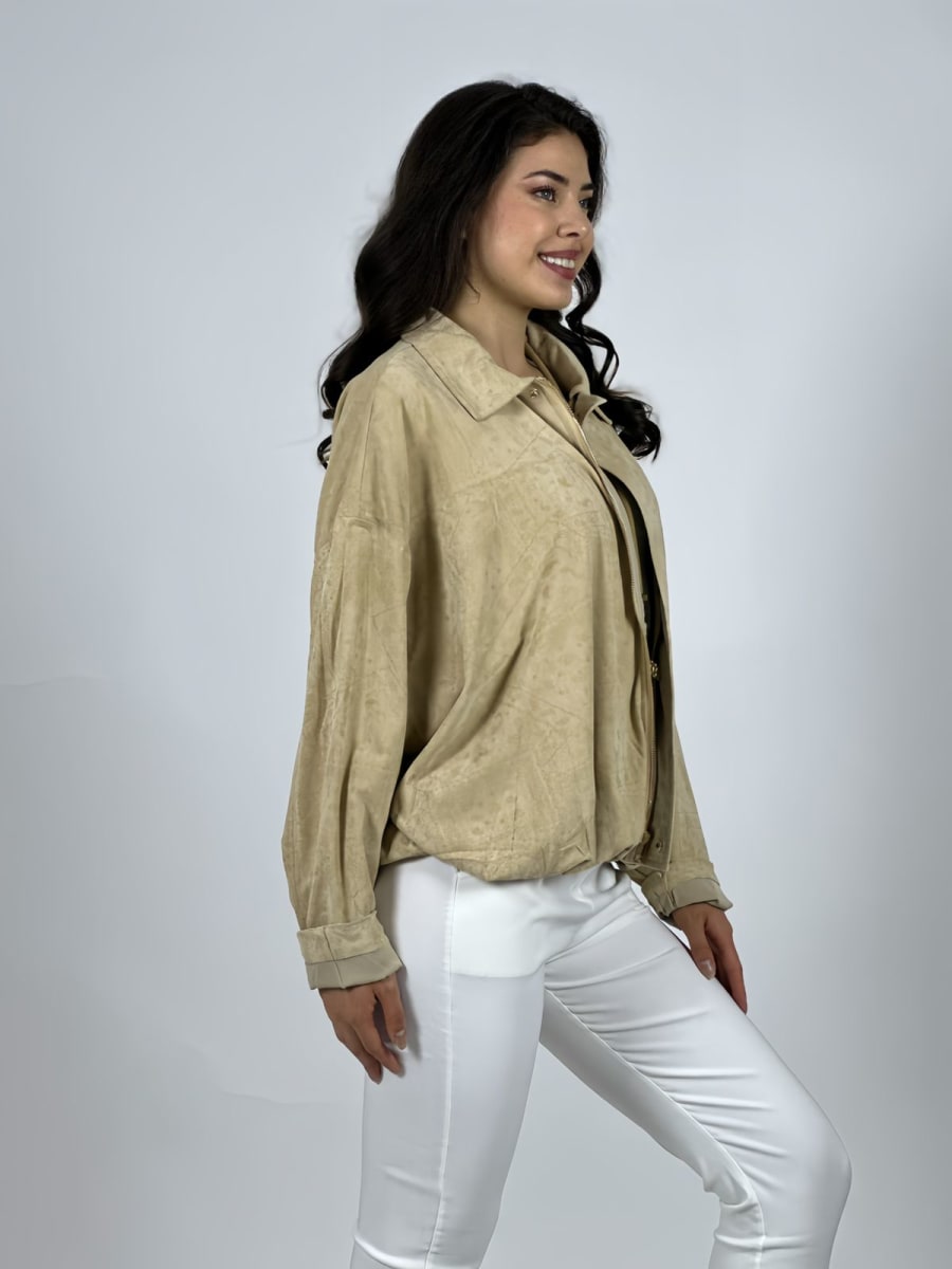 Bomber Gamuza Forrada Boho A4-877