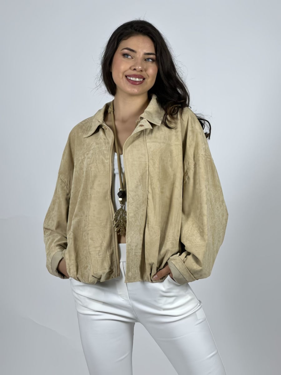 Bomber Gamuza Forrada Boho A4-876