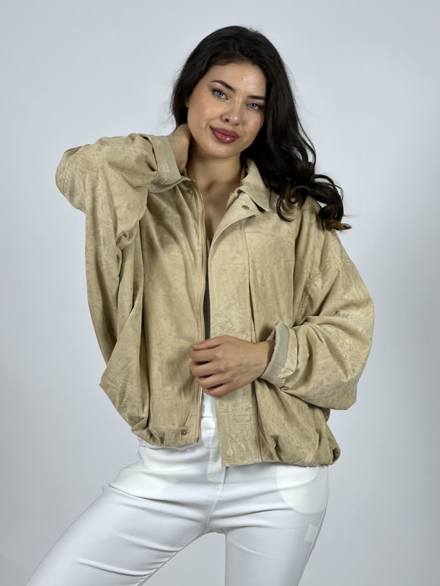 Bomber Gamuza Forrada Boho A4-875